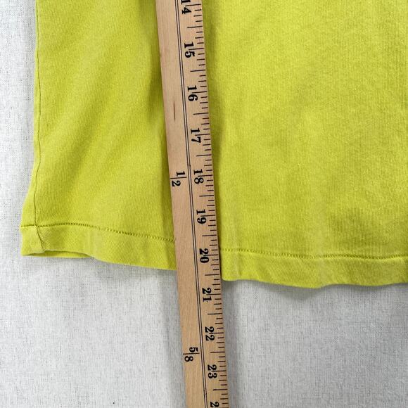 THE GREAT The Sport Tank Womens 0 LIme Zest Green Cropped Relaxed Cotton Scoop - Picture 14 of 15